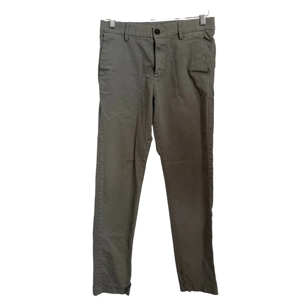 Bearbottom Stretch Chino Pant Mens Size S 30 Grey Slim Fit Cotton Spandex Casual